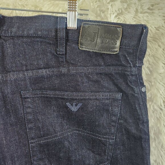 Armani Jeans J21 Dark Wash Button-Fly Denim Jeans Men's 38? Read description - Picture 4 of 7